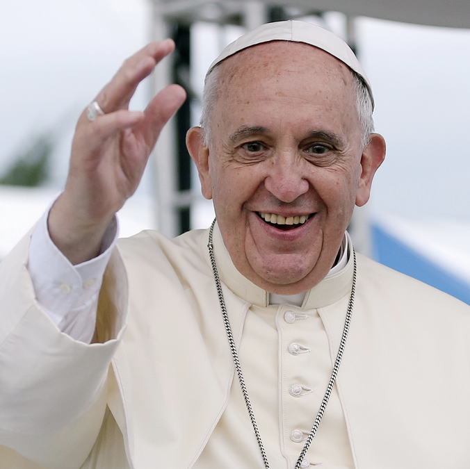 Message du pape François : Soyez heureux